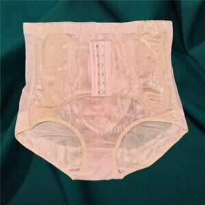 New 2XL XXL High Rise Tummy Control Shapewear Lace Corset Girdle Panty Cincher